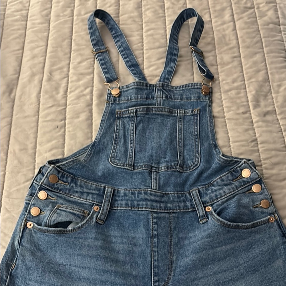 Women's Blue Denim Overalls